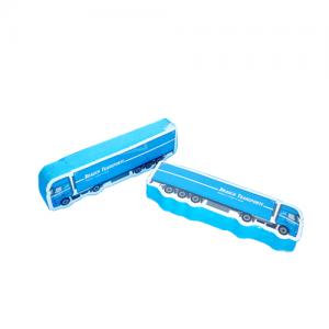 Truck Shape Compressed Towel with Reactive Printed LOGO As Advertisement Gift