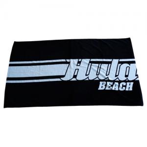 Custom Cotton Reactive Printed Velour Beach Towel As Advertisement Gift