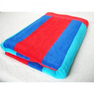 Yarn Dyed Stripe colorful Beach Towel As Advertisement Gift