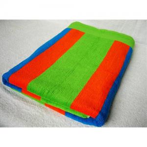 Yarn Dyed Stripe colorful  Beach Towel as Promotional Items