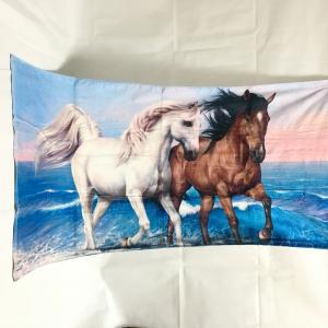 300gsm Digital Printed Logo Cotton Beach Towel Promotional Gifts